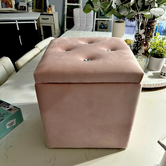 Beautiful pink sitting/storage